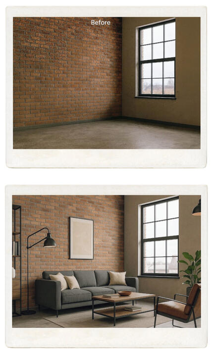 Virtual Staging &amp; Interior Transformation